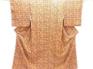 大正ロマン　蜀江に枝花模様着物